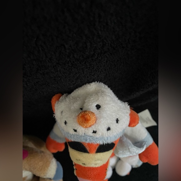Vintage Holiday Disney Eeyore and Tigger Plush Set - reindeer and snowman - Picture 8 of 10